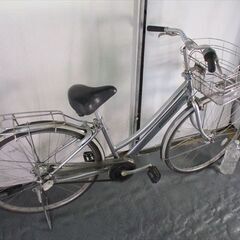 C624　限定特価　整備済み★ブリヂストン　アルベルト　シルバー★ 中古自転車 【27インチ 】
