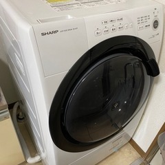 【お取引中】SHARP ドラム式洗濯乾燥機 左開き 昨年購入