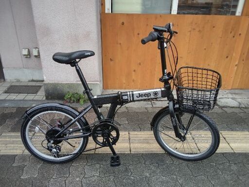 Jeep[ジープ]JE-206G 20吋折り畳み自転車 外装6段/ブラック