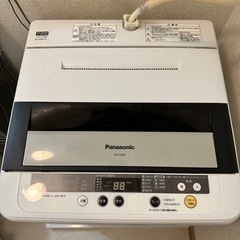 【無料】パナソニック全自動洗濯機 5kg NA-F50B5