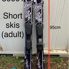 スキーブーツ（31cm）、ショートスキー（大人用）