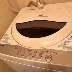 東芝　5kg 洗濯機　(2018年製　AW-5G6(W))