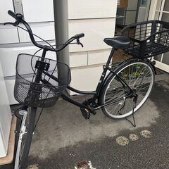 自転車 通学用 27インチ 鍵付き じてんしゃ 💳自社配送時🌟代...