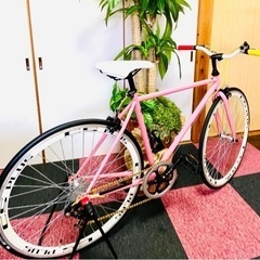 [受付終了]致しました ピストではなく 前後700x23c装着の7段変速クロスバイク