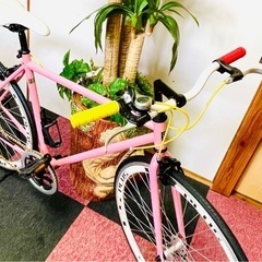 [受付終了]致しました ピストではなく 前後700x23c装着の7段変速クロスバイク