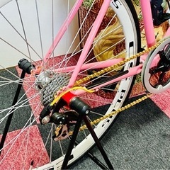 [受付終了]致しました ピストではなく 前後700x23c装着の7段変速クロスバイク