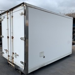 No.748 保冷バン 2ｔ 車 アルミ 箱 バイク 倉庫 トラック コンテナ 米 保管庫 物置 DIY