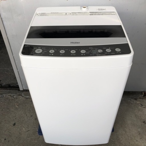 美品 2022年 数ヶ月使用 ハイアール 4.5kg 全自動洗濯機 JW-C45D
