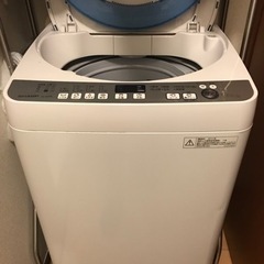 無料 0円 洗濯機 SHARP 7kg ES-GE70R
