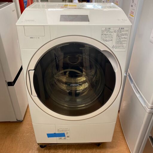 3-22 返金保証付き《TOSHIBA》TW-127X9　ドラム洗濯乾燥機　洗濯機