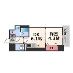 ✅家賃まで負担✅初期費用無料🎉江坂駅13分🎉最上階ネット無料1DKの画像