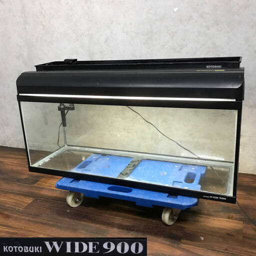 WY1/69 KOTOBUKI WIDE900 水槽 ガラス水槽 ライト付き ポンプ付き twinlight900 水槽セット 90㎝ スリム 大型 W90×D30×H30cm