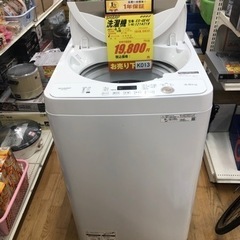 K013☆SHARP製☆2021年製4.5㌔洗濯機☆1年間保証