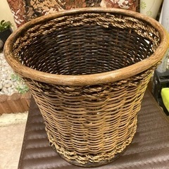 新品　籐カゴ　28cm×28cm