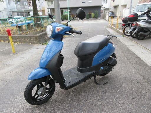新レッツ　スズキ　ターコイズ　オイル、バッテー新品　4スト　原付　CA4AA