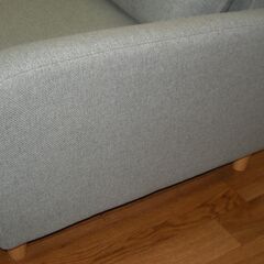 R340 NITORI カジュアルソファ(Nパック4 GR) 幅132cm 美品