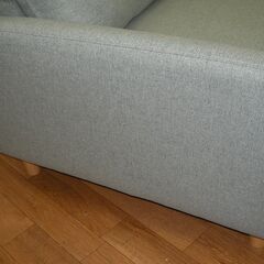 R340 NITORI カジュアルソファ(Nパック4 GR) 幅132cm 美品