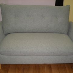 R340 NITORI カジュアルソファ(Nパック4 GR) 幅132cm 美品