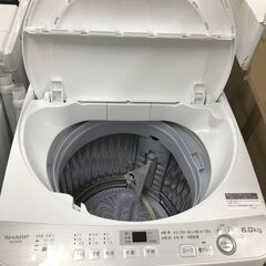 シャープ 全自動電気洗濯機 ES-GE6B-W 6.0kg 2018年製 美品 説明欄必読
