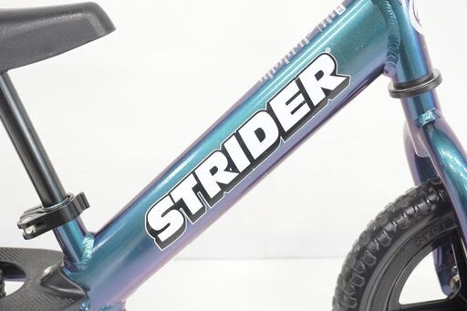 STRIDER 「ストライダー」 12 Pro メタリックアクア キッズバイク キックバイク 3723032100001