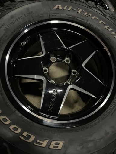 ラグナ ZZYZX 美品 ALL-Terrain T/A付き 285 70 17 プラド FJ