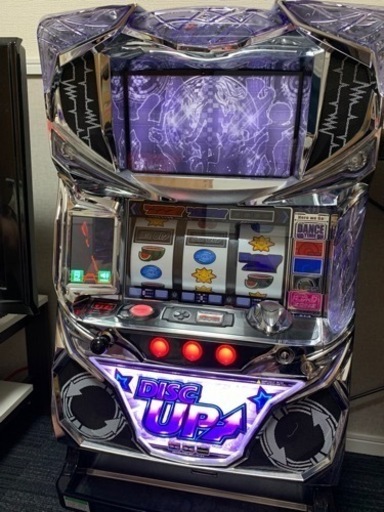 パチスロ実機　ディスクアップ 5号機　ホワイトパネル