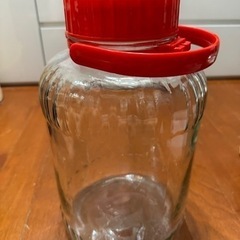 瓶　梅酒びん　保存容器　8リットル　ガラス　