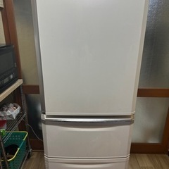三菱　ノンフロン冷凍冷蔵庫MR-C34X-W 335L