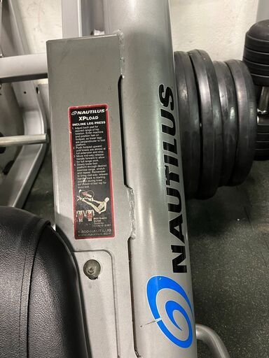 ノーチラス 45度レッグプレス Nautilus Xpload Series P3ILP