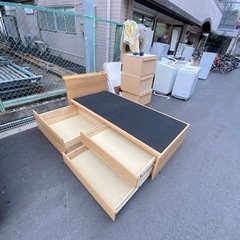 大阪市内配達設置無料 ?引き出しベッドセット??