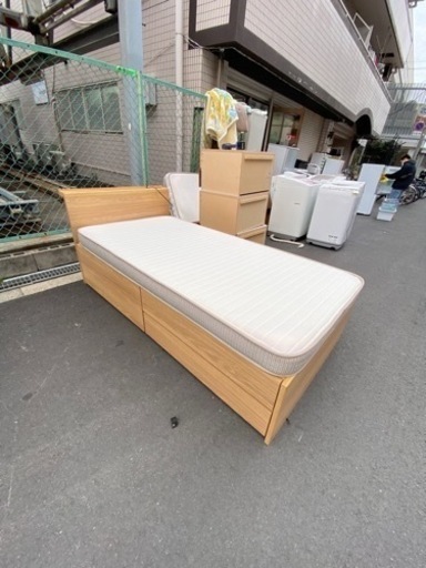 大阪市内配達設置無料 引き出しベッドセット