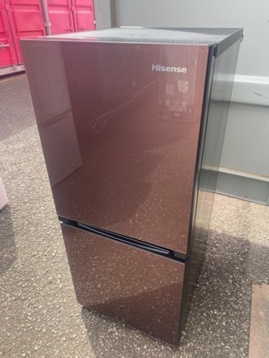 2019年製134L Hisense 2ドア冷凍冷蔵庫 HR-G13A-BR即日配送設置可能