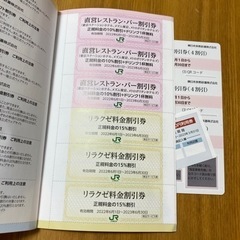 JR東日本株主優待(4割引)×3枚、株主サービス券未使用(鉄博