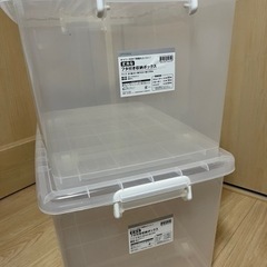 【美品】ニトリ 丈夫なフタ付き収納ボックス 2個セット