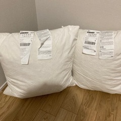 IKEA イケア　羽毛クッション　