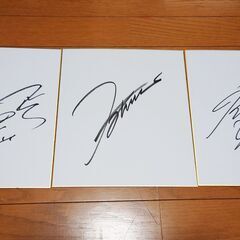 【商談中】フィギュアスケーター７選手セット　サイン色紙　