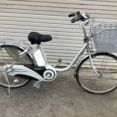 6 パナソニック新機種電動アシスト自転車viviDX26インチシルバーボディー