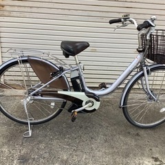 7 ヤマハ新機種電動アシスト自転車pas26インチ ウスムラサキアルミボディー