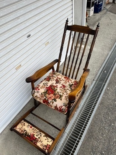 Koharu꧁ミカワファニチャー꧂花柄ロッキングチェア ナガノインテリア｜friendly!! LC318 ROCKING CHAIR — JIAS ONLINE