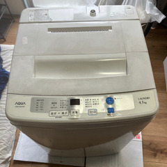 無料　洗濯機　4.5kg AQUA 2016年製