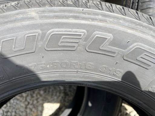本州内送料無料!ジムニー 175/80R16 23年製 新車外し タイヤ 4本
