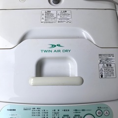 洗濯機　東芝　2010年　4.2kg  実動