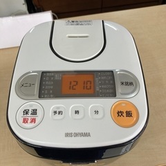 アイリスオーヤマ ジャー炊飯器 2017年製 リサイクルショップ宮崎屋住吉店 23.5.26F - 売ります・あげます