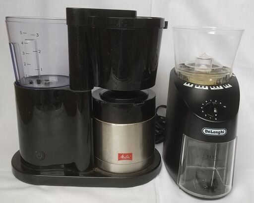 全国配送可　デロンギコーヒーグラインダー KG364J\u0026メリタコーヒーメーカーSKT52