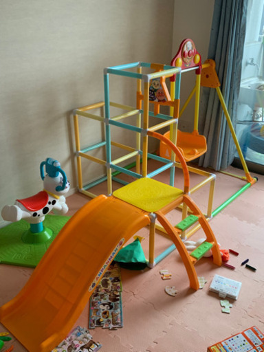 アンパンマン うちの子天才ブランコパークDX ボール付きおもちゃ こども 子供 知育 勉強 遊具 室内