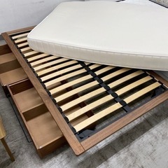 愛品館 江戸川店】MUJI（無印良品）セミダブルベッド ID:153-018523-007