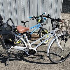 自転車 シティサイクル ママチャリ OGK チャイルドシート 2...