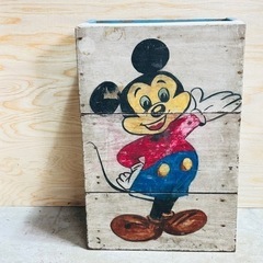 ■ 木箱 Mickeyミッキー 昭和レトロ ビンテージ アンティ...