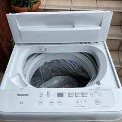 panasonic 全自動洗濯機 5L 半年使用