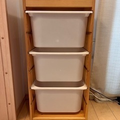 終了★直接受け渡し 中古 IKEA トロファスト 収納ラック 本...